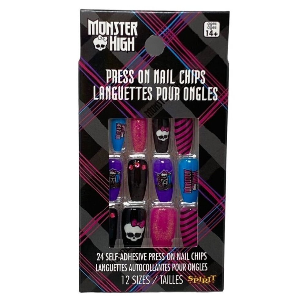 Monster High Press On Nails Costume Halloween